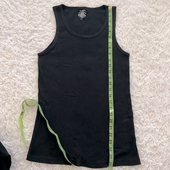 Goodfellow & CO. Muscle Shirts Black Ribbed Mens Tank Top Bundle - Picture 7 of 7